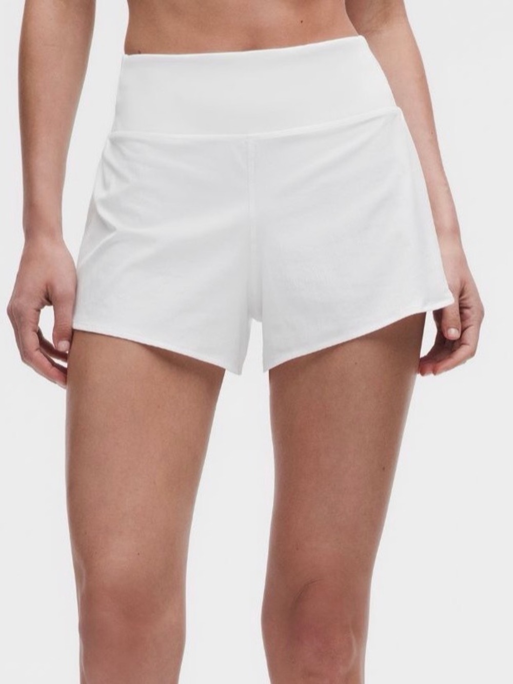 lululemon athletica White High-Rise Athletic Shorts